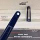 Perfect Replica Montblanc Rose Gold Clip Dark Blue M Marc Rollerball Pen (1)_th.jpg